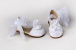 Παπουτσάκια (Εσπαντρίγια) περπατήματος από λευκό δέρμα