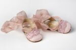 Παπουτσάκια (Εσπαντρίγια) περπατήματος από dusty pink δέρμα